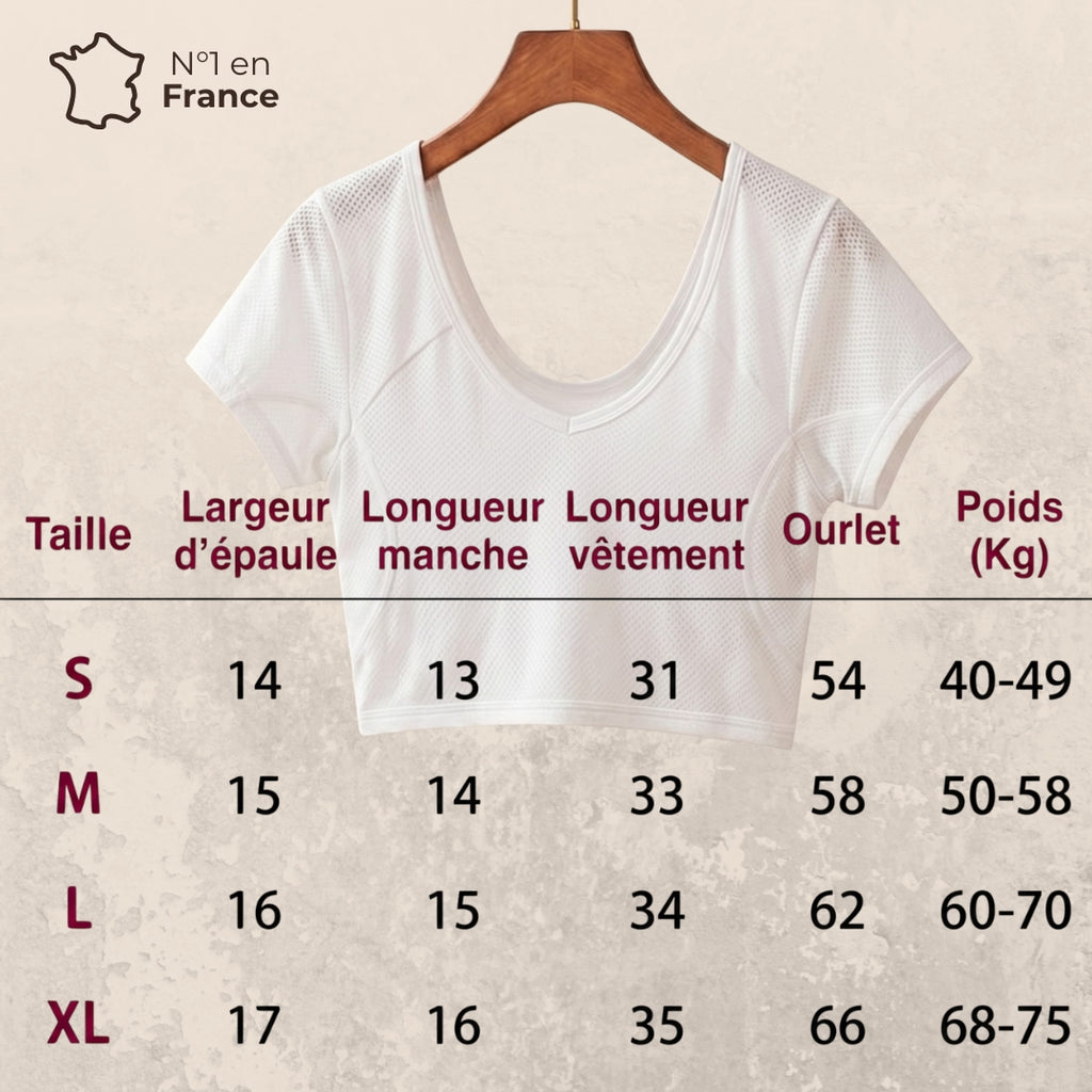 T-shirt Anti-auréoles