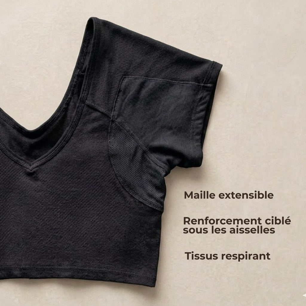 T-shirt anti-auréoles
